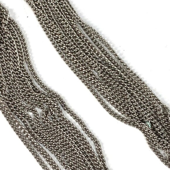 CHANEL CC CC Mark Star 10 Chain Accessories Long Earrings Pierce - Picture 8 of 9